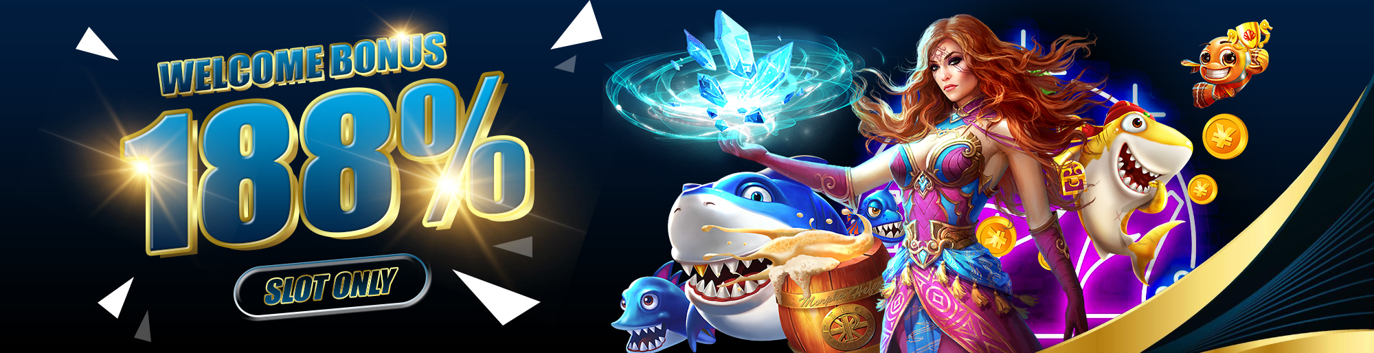 Welcome Bonus Slot 188%